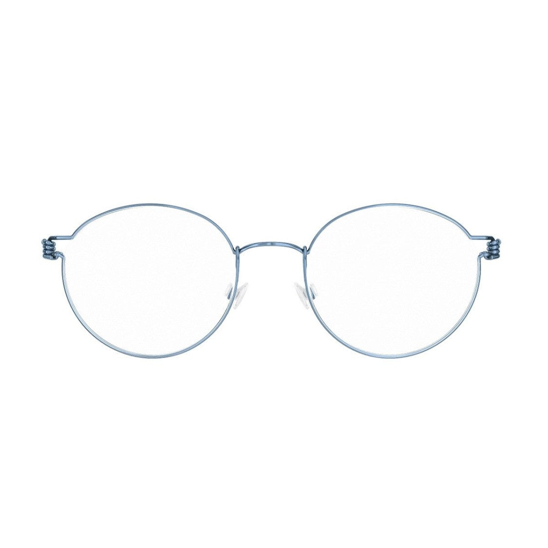 Lindberg Blue Air Rim Lucas Titanium Round Eyeglasses