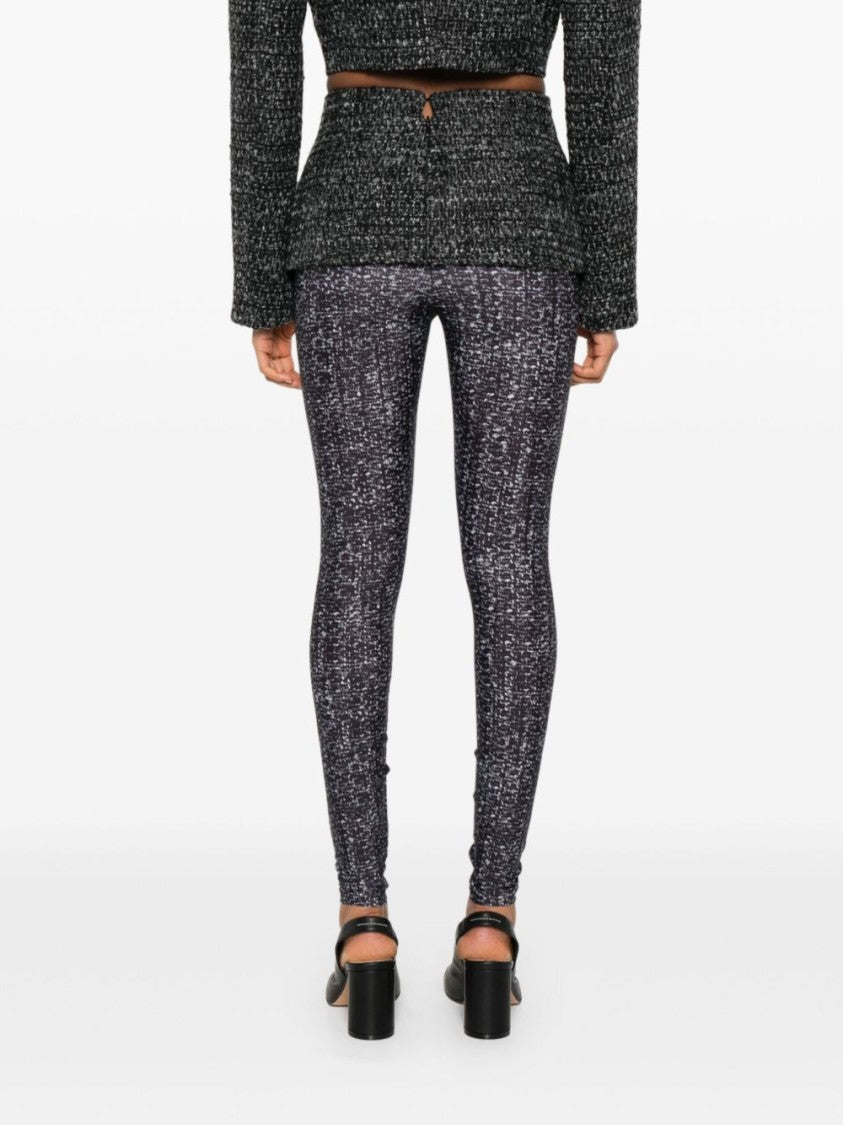 Diesel Straight-Leg Trousers With Textured Mini-Skirt Overlay