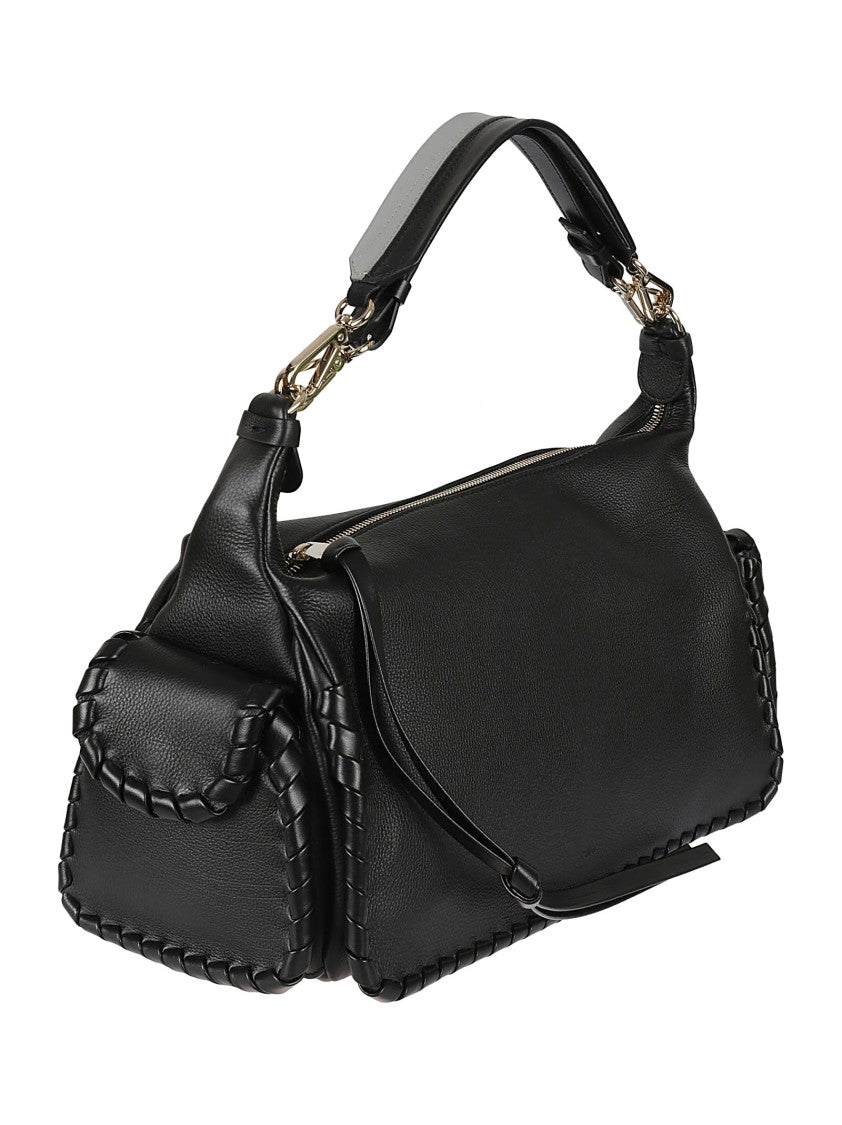 Chloé Rectangular Handbag With Braided Leather Trim