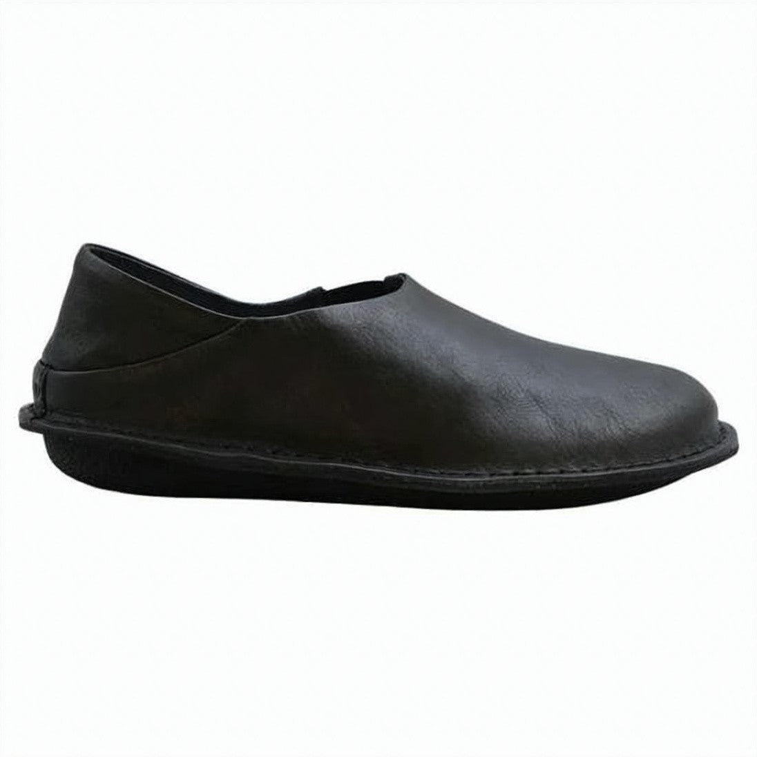 Other Brands Black Slip-On Sneakers With Rubber Sole