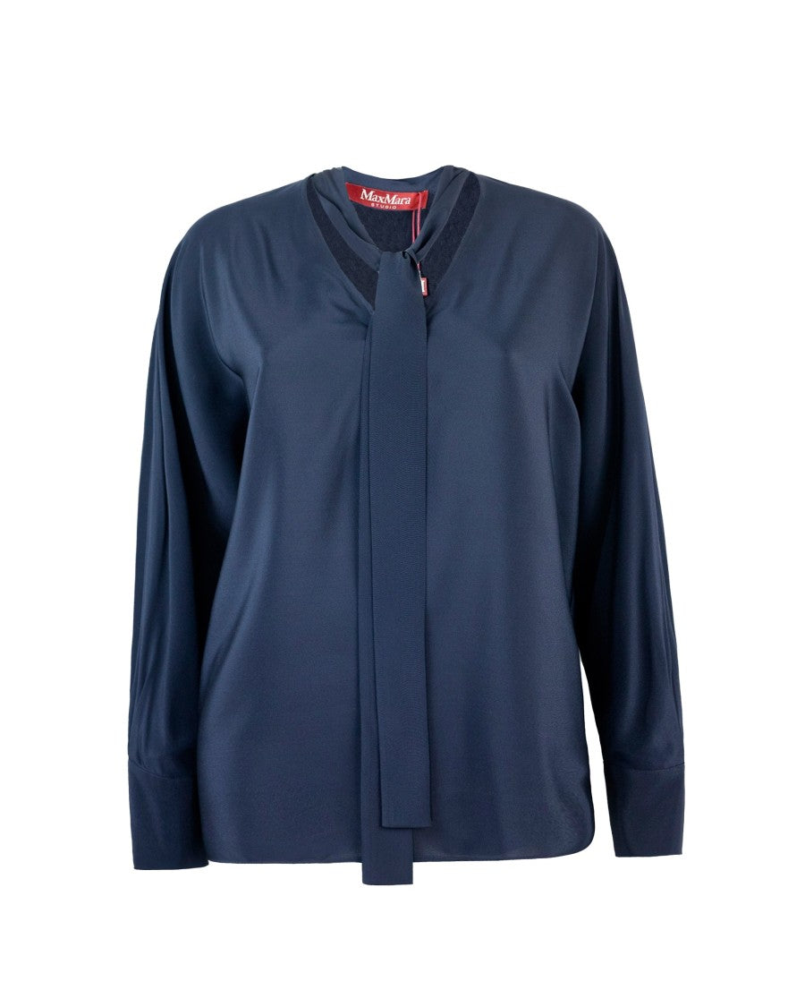 Max Mara Caco Blue Shirt