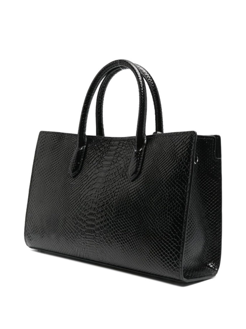 Michael Kors Textured Leather Shopper Tote With Detachable Strap