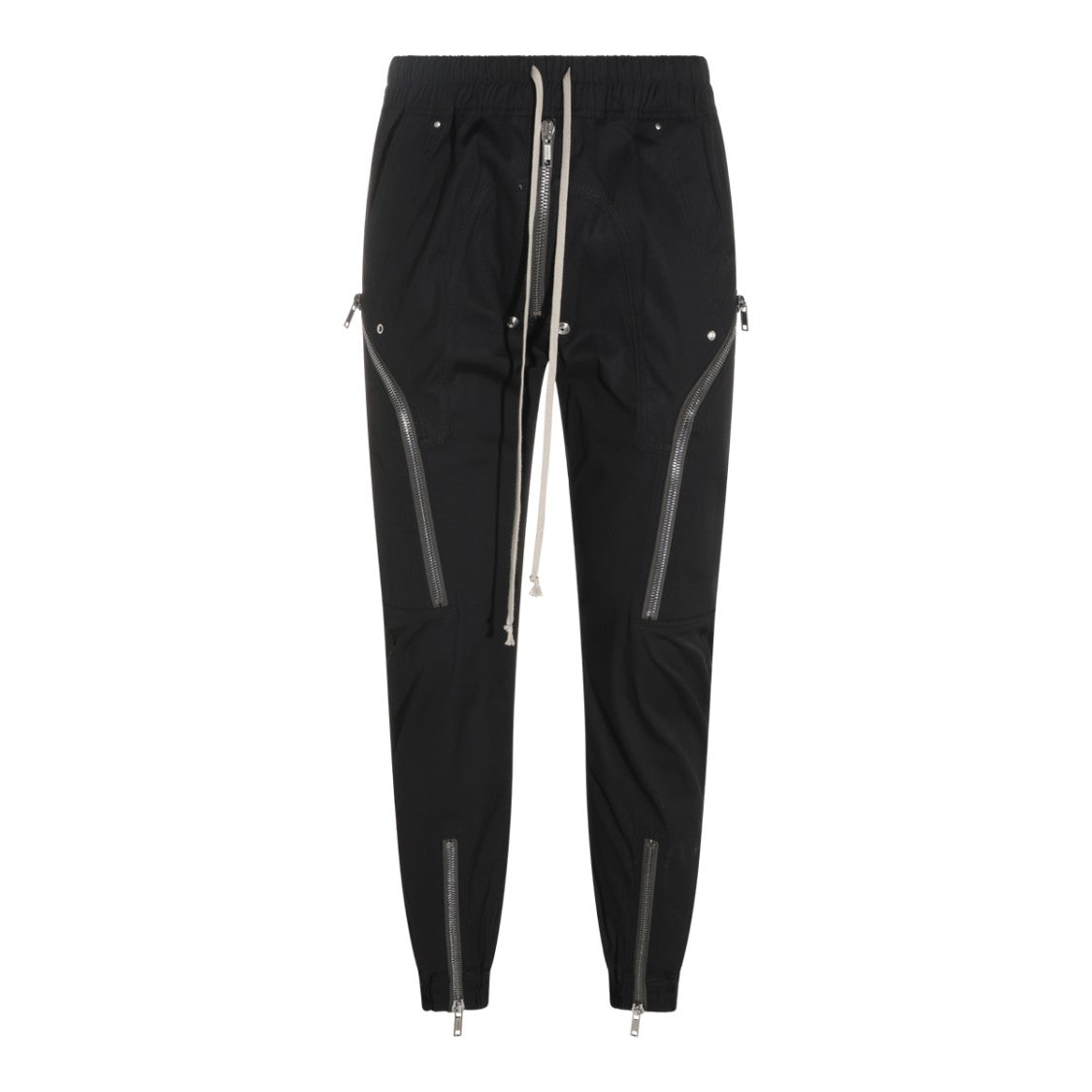 Rick Owens Cargo-Style Pants With Drawstring Waist And Zipped Cuffs