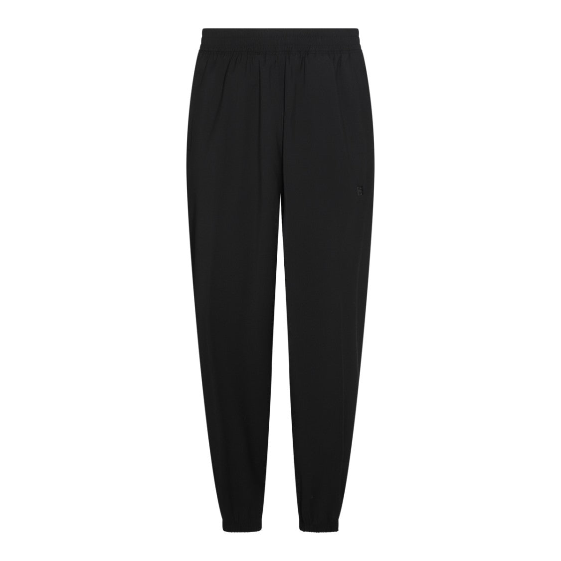 Givenchy Tapered Black Wool Trousers With Elasticated Waistband