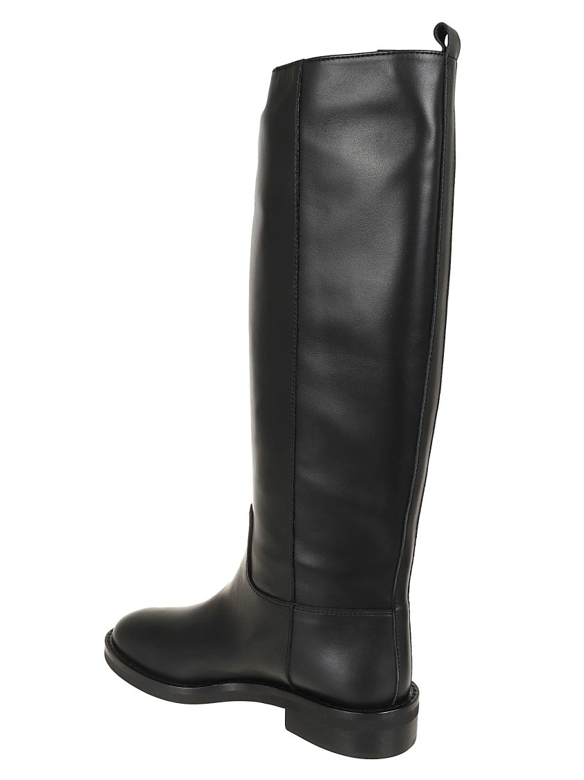 Via Roma 15 Knee-High Boot With Metal Plaque