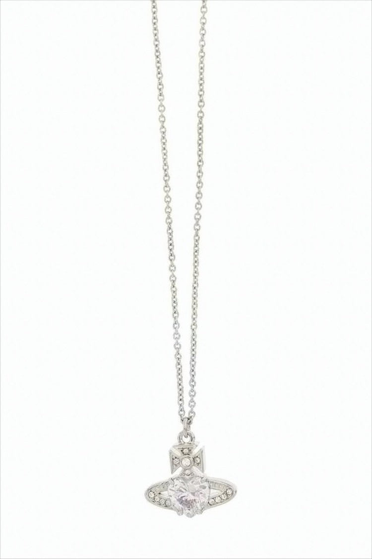 Vivienne Westwood Silver Pendant Necklace With Distinctive Design