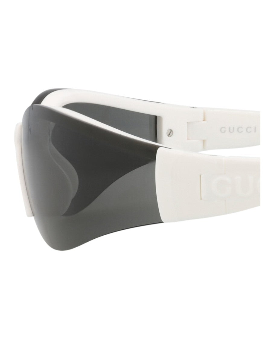 Gucci Shield-Frame Injection Sunglasses