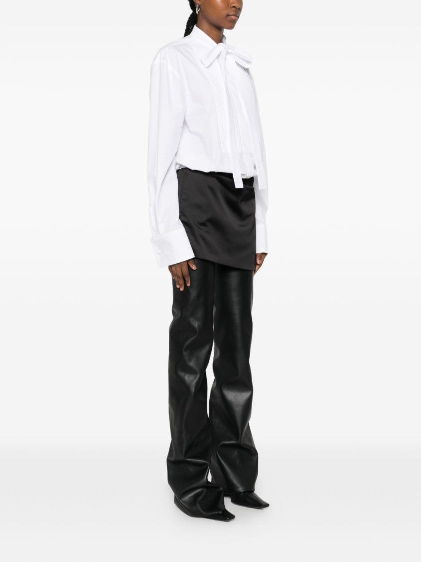 The Attico Black And White Mini Dress