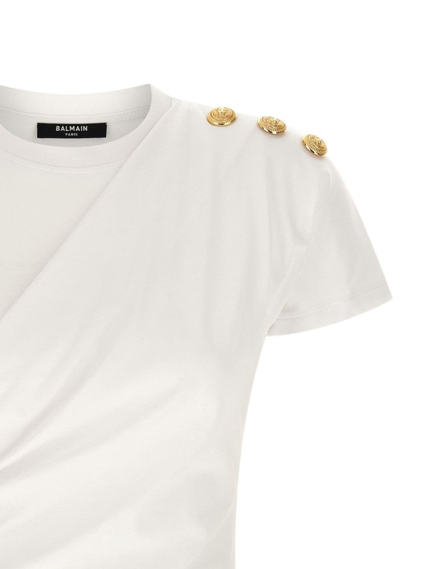 Balmain Silk And Nylon Blend Sleeveless Top