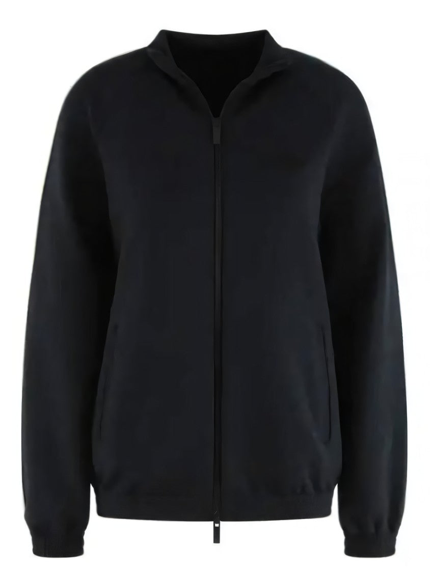 Moncler Black Hooded Sweatshirt