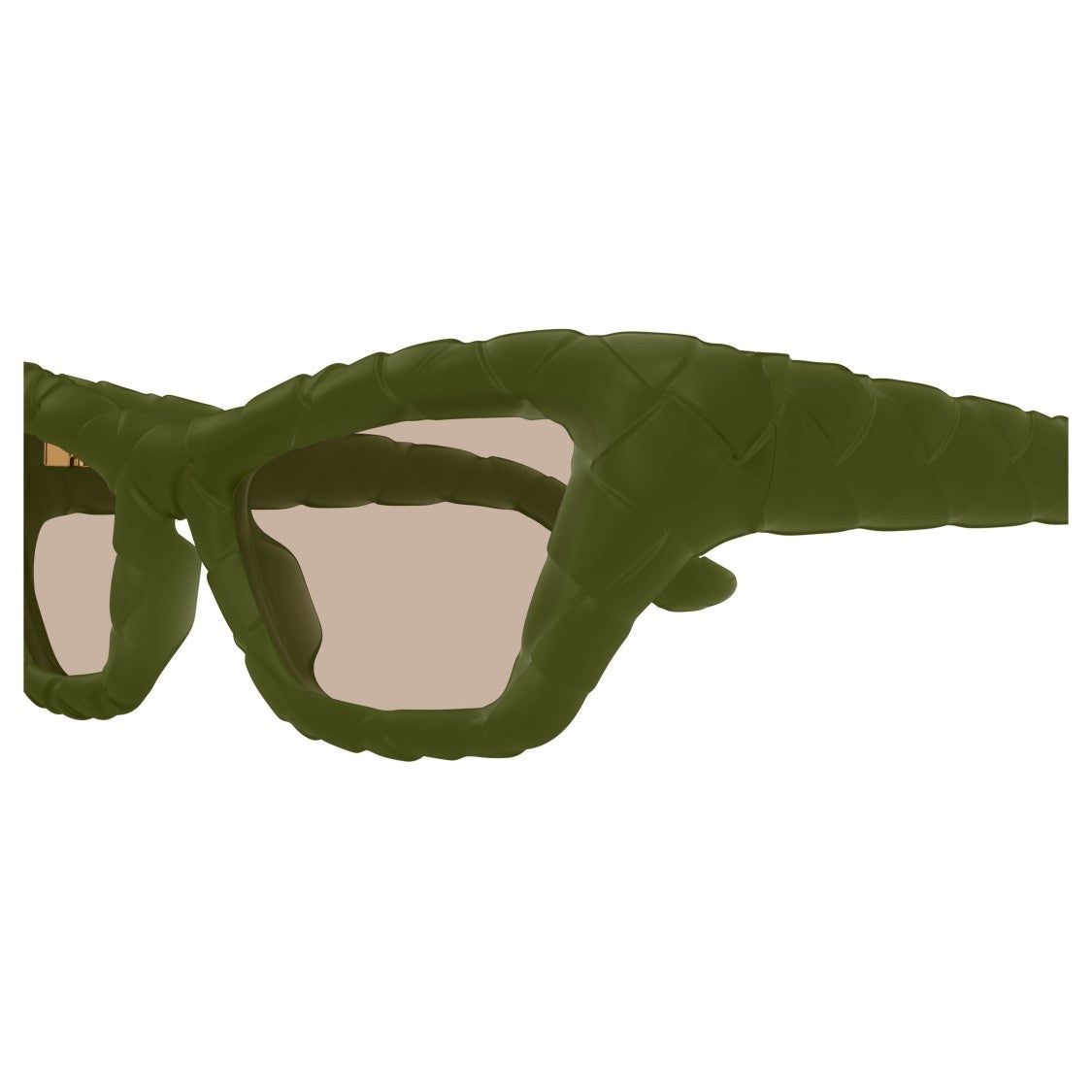 Bottega Veneta Bv1438s Quilted Oversized Cat-Eye Sunglasses