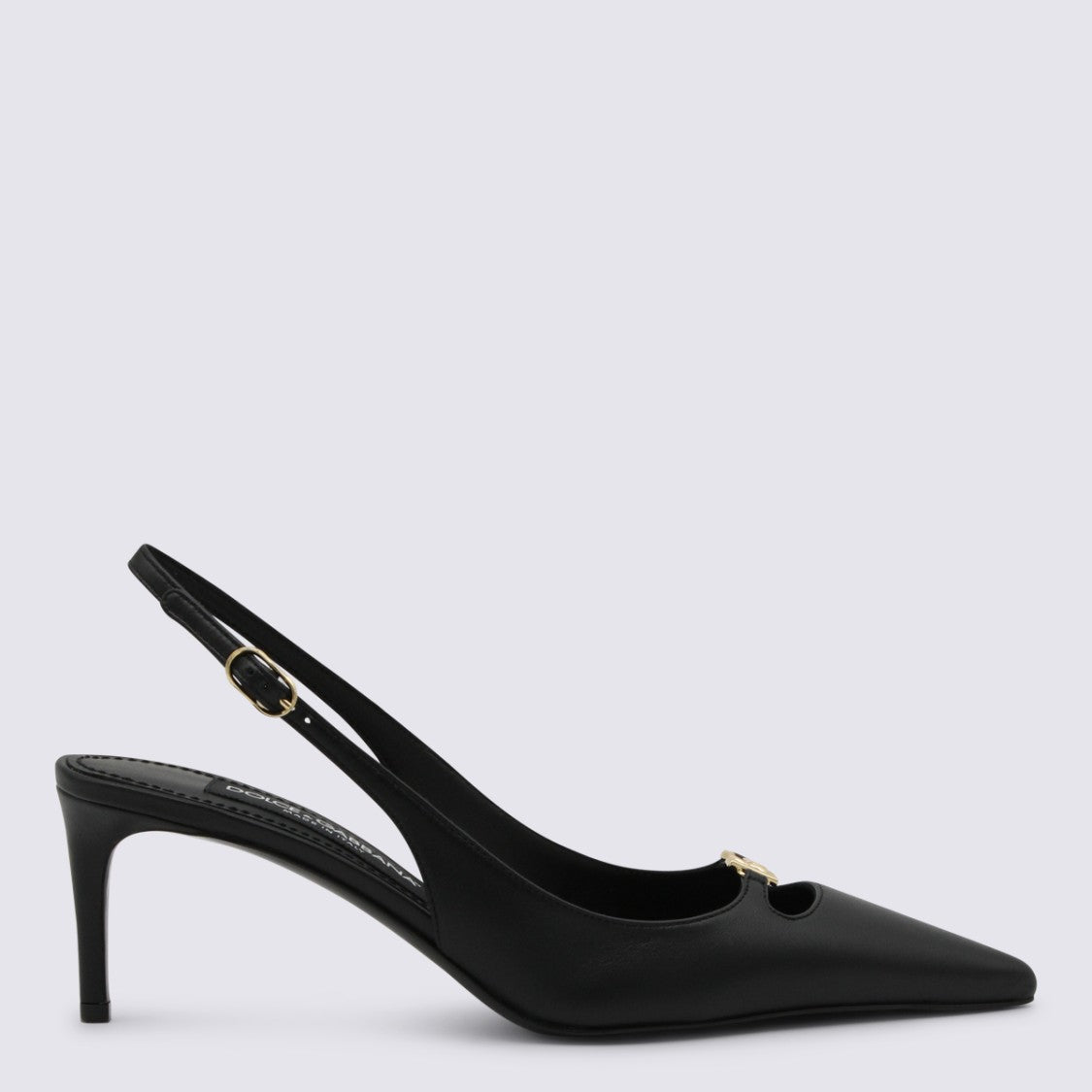 Dolce & Gabbana Pointed Toe Slingback Heels