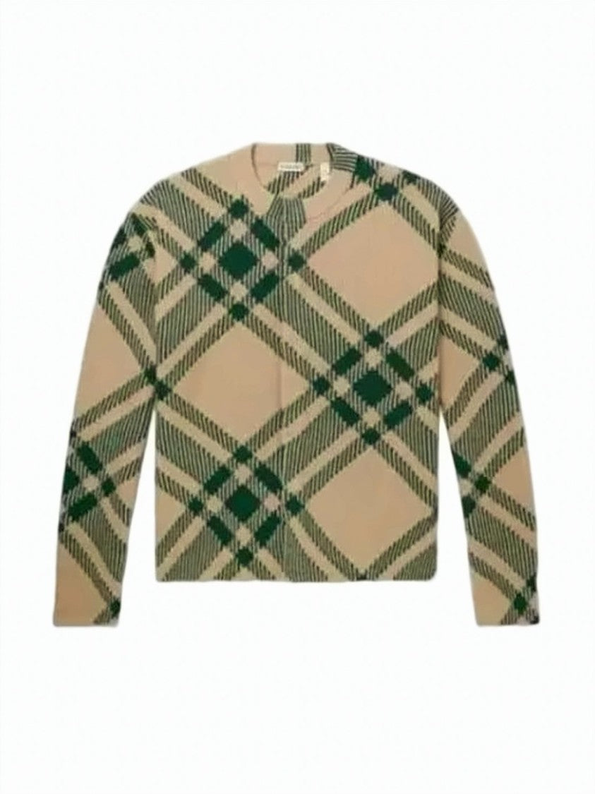 Burberry Geometric Patterned Knitwear Cardigan