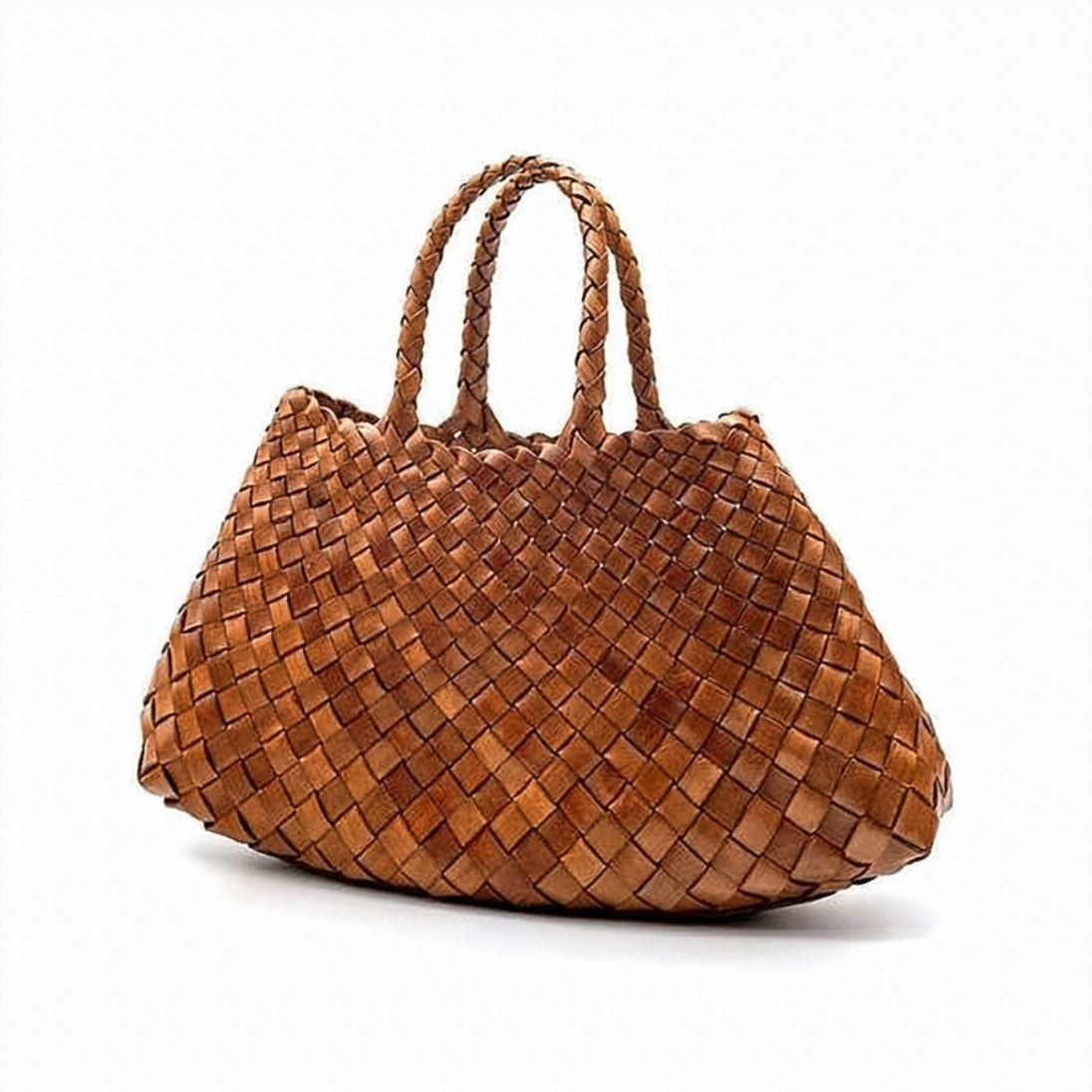 Dragon Diffusion Woven Buffalo Leather Tote Bag
