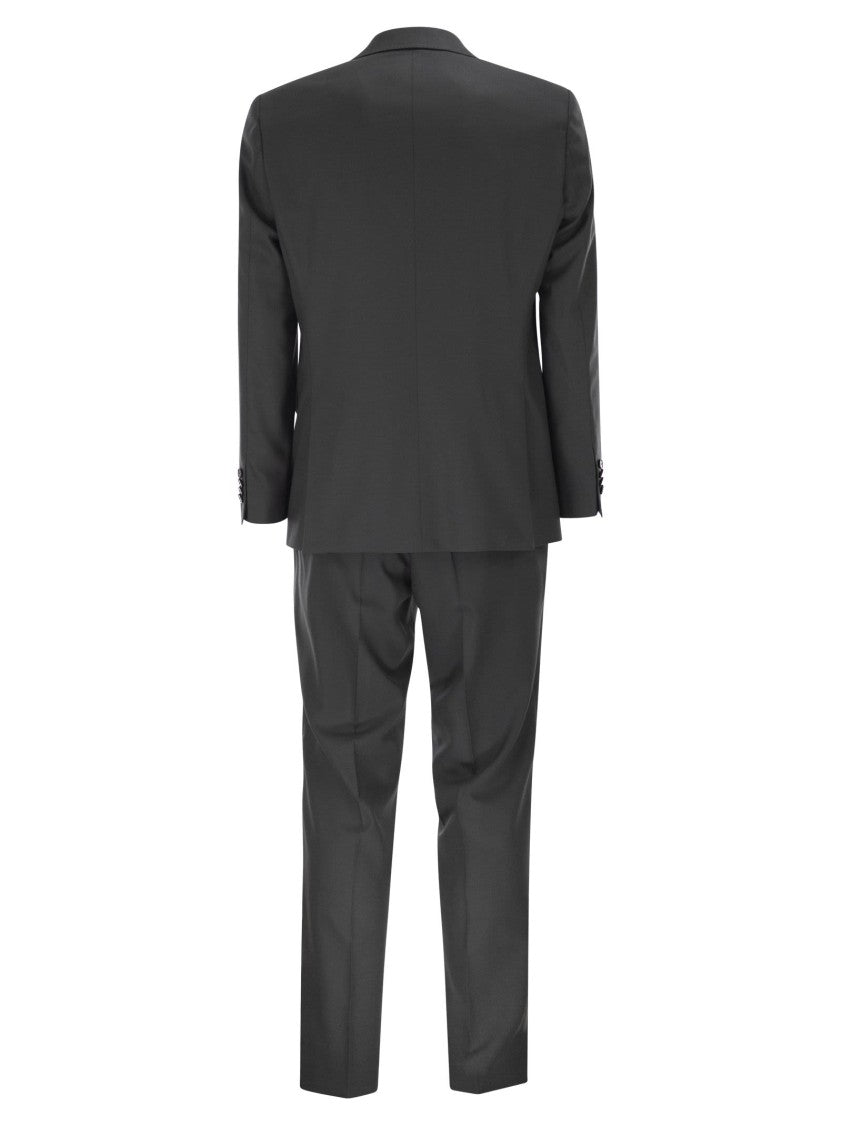 Boss Stretch Virgin Wool Blend Suit