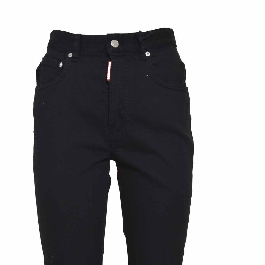 Dsquared2 Black High-Waist Twiggy Jeans