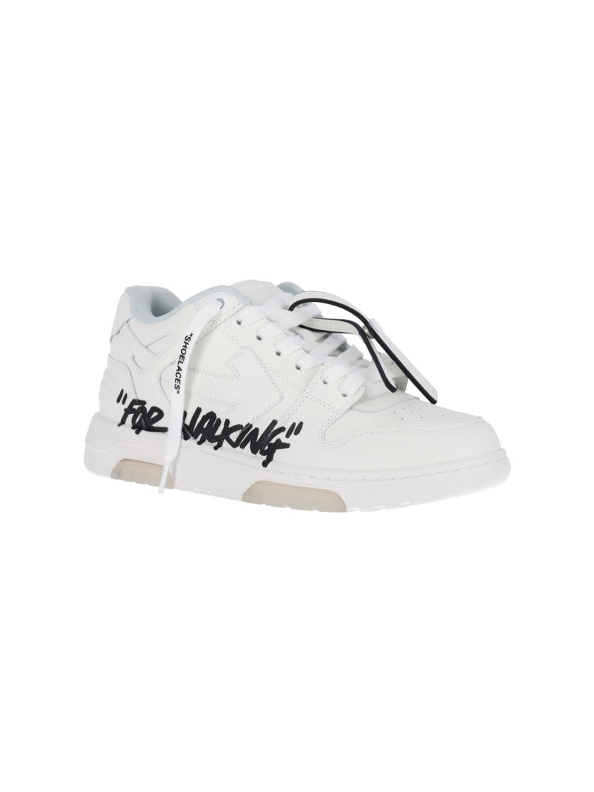 Off-White White Leather Out Of Office Sneakers