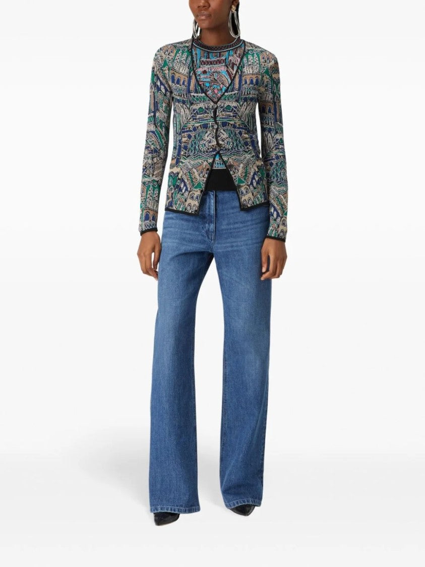 Missoni Intricately Patterned Buttoned Cardigan