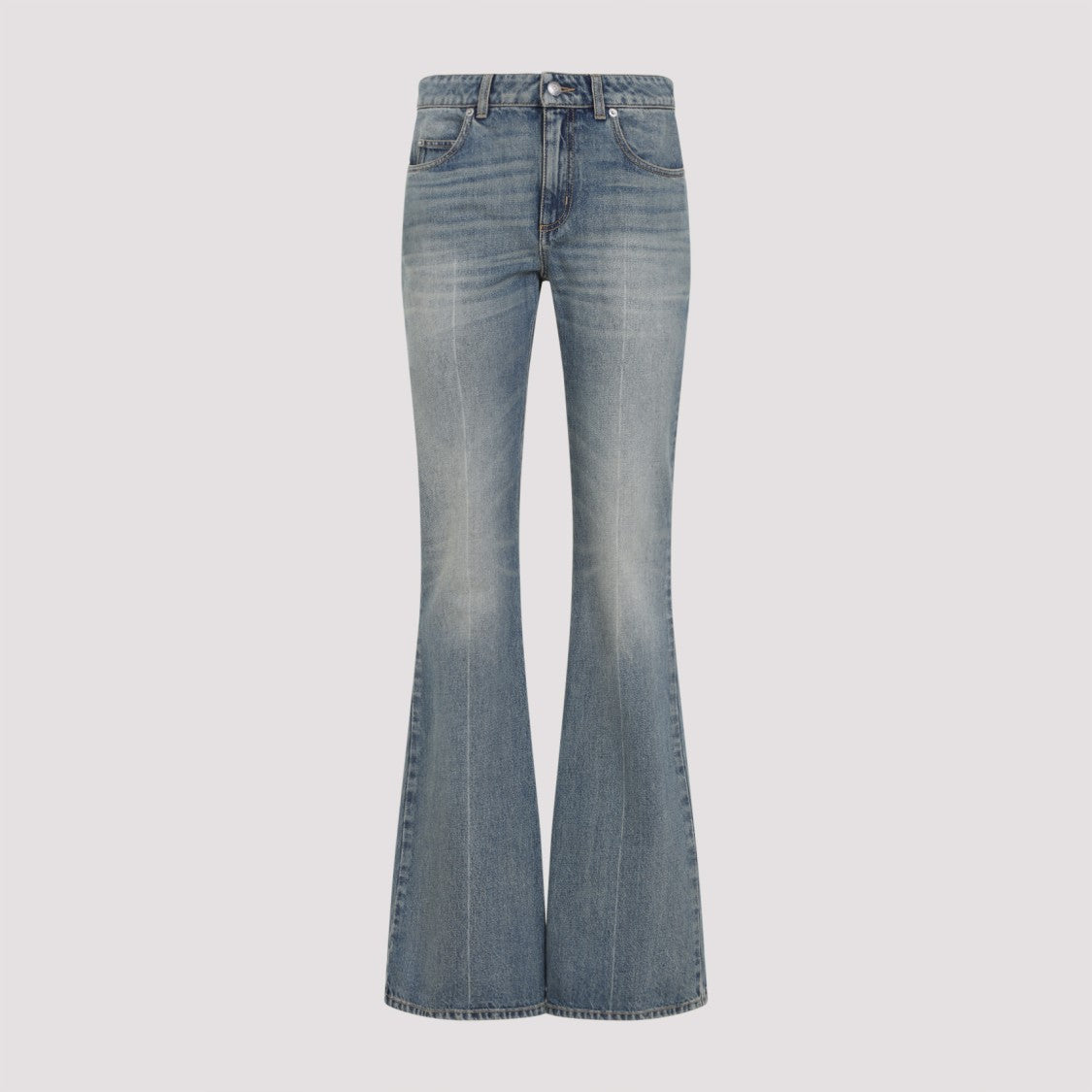 Alexander Mcqueen Light Blue Cotton Jeans