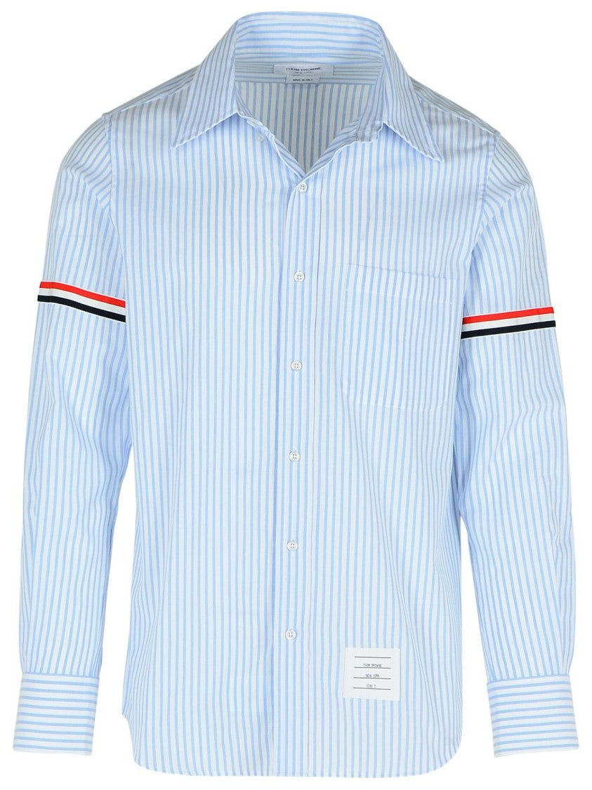Thom Browne 'Armband' Light Blue Cotton Shirt