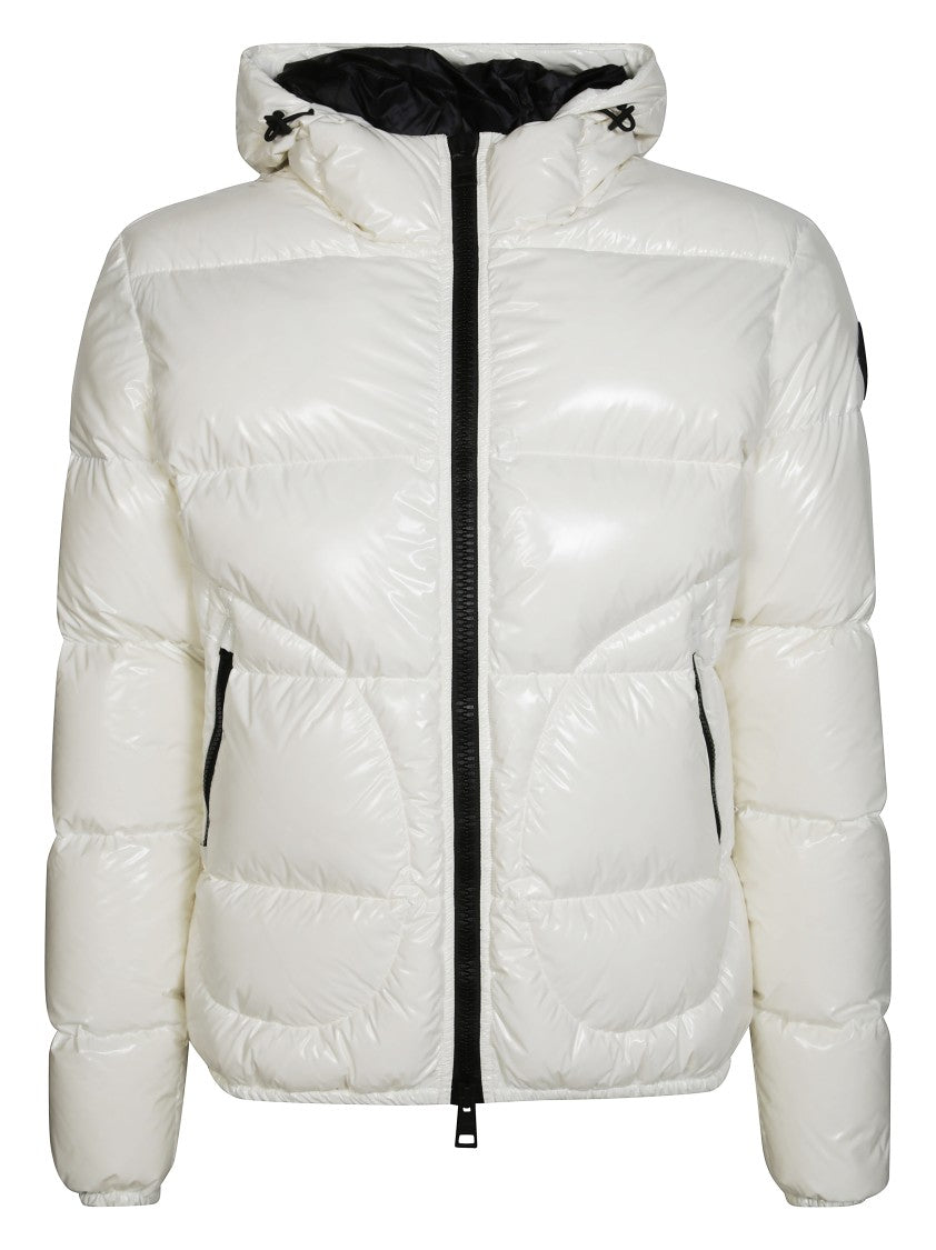 Herno Glossy-Finish Bomber Jacket With Puffy Silhouette