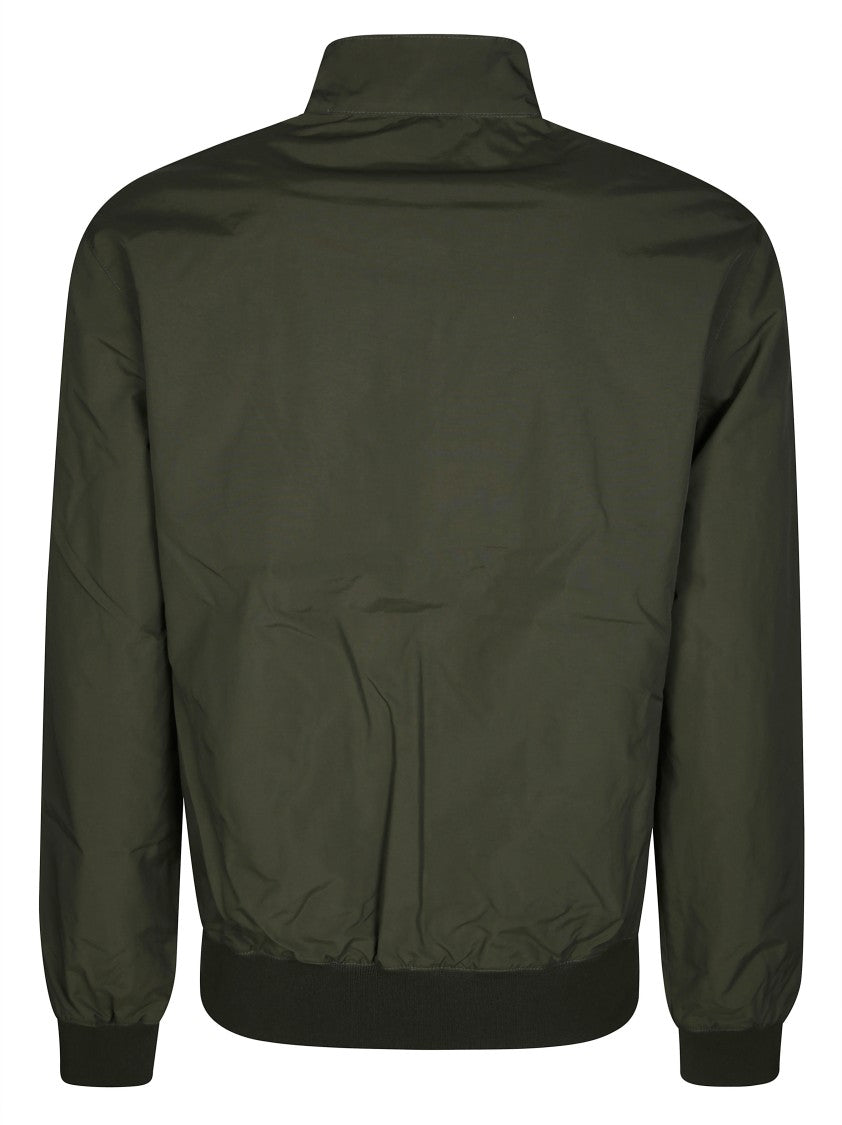 Barbour Stand Collar Ring Pull Bomber Jacket