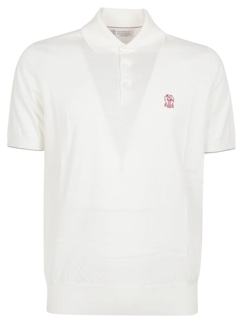 Brunello Cucinelli Fitted Polo Shirt In Soft Cotton