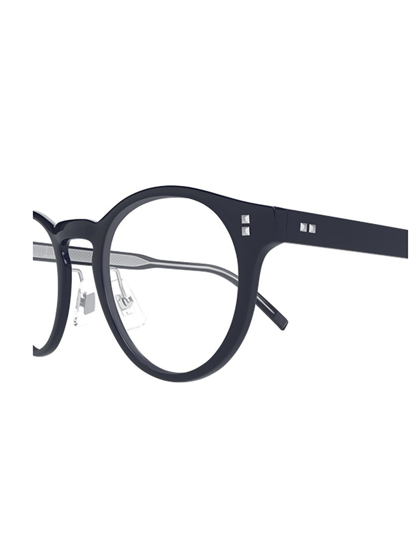 Dunhill Du0115o Sleek Oval Metallic Sunglasses