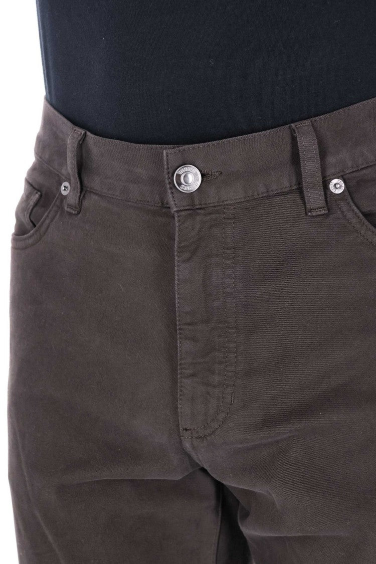 Zegna City Model Warm Cotton 5-Pocket Trousers