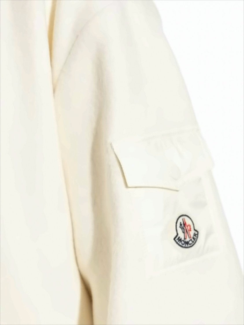 Moncler Soft Wool Blend Hooded Cape With