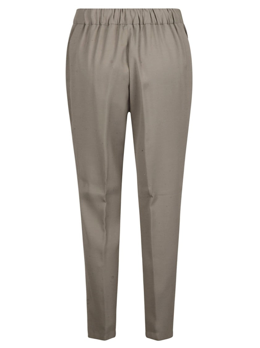 Fabiana Filippi Tapered Leg Trousers With Elastic Waistband