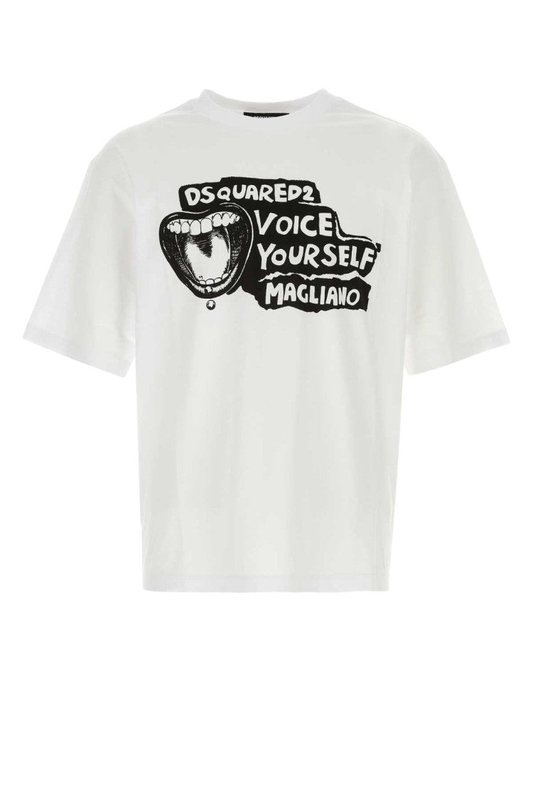 Dsquared2 Graphic Print Cotton T-Shirt
