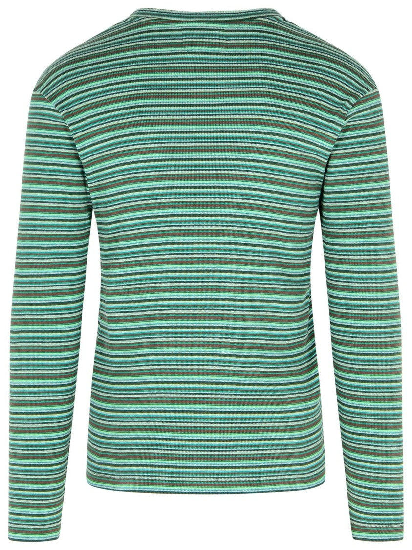 Erl Green Cotton Sweater