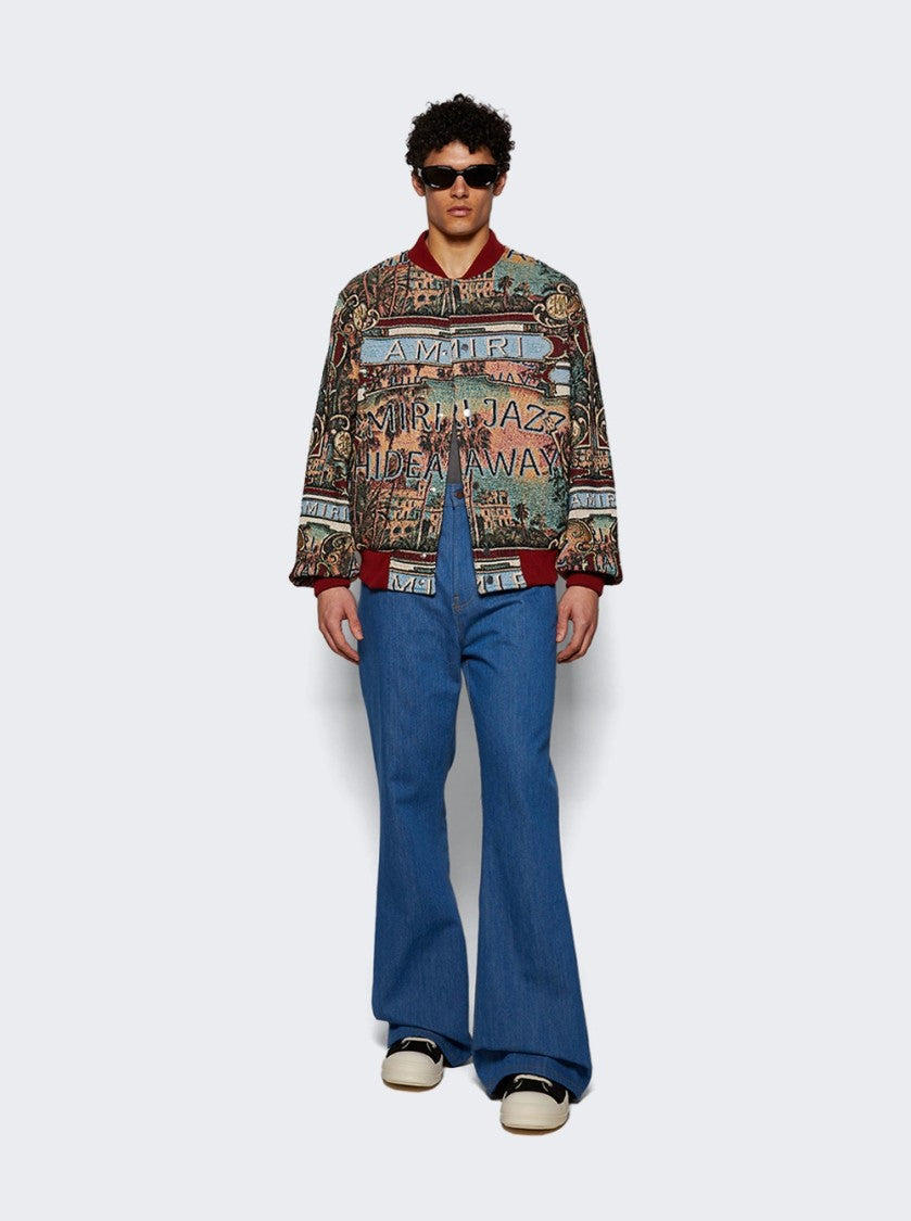 Amiri Jazz Hideaway Bomber Jacket Multicolor