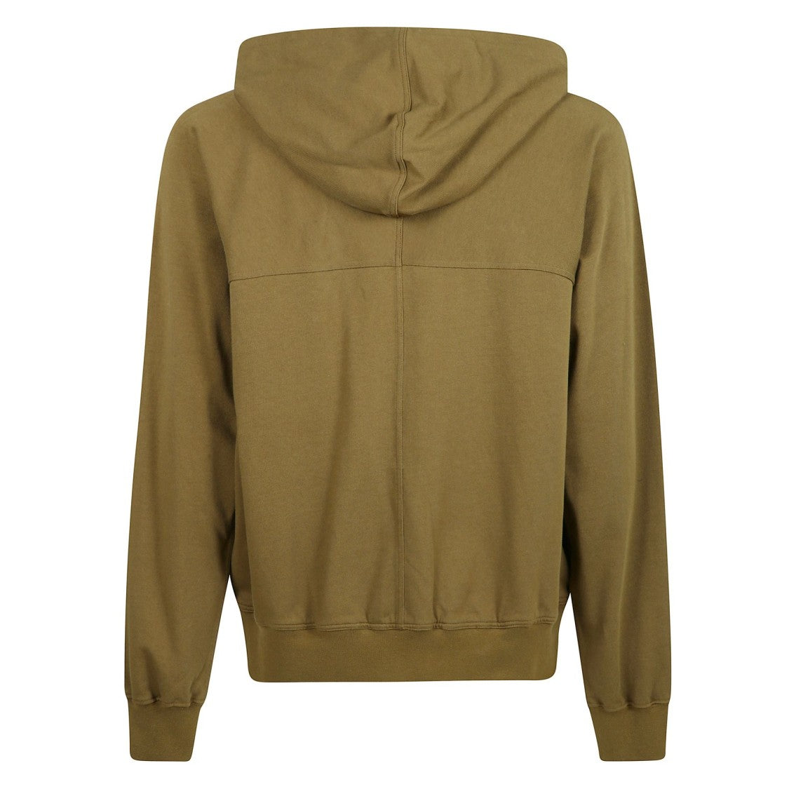Rick Owens Relaxed-Fit Brown Windbreaker With Ribbed Details