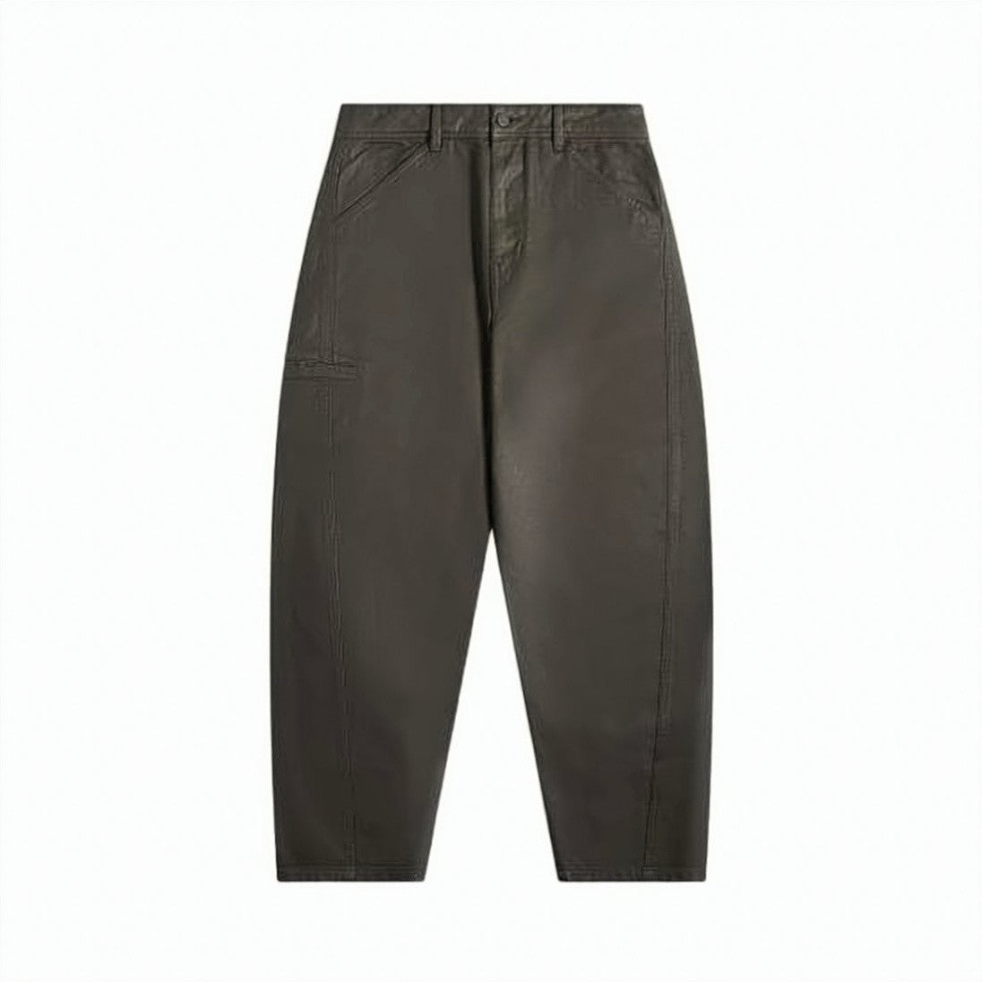 Lemaire Relaxed Wide-Leg Denim Pants With High Waist