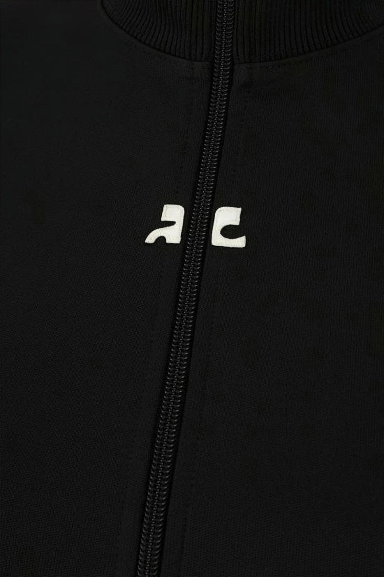 Courrèges Cropped High Collar Jacket