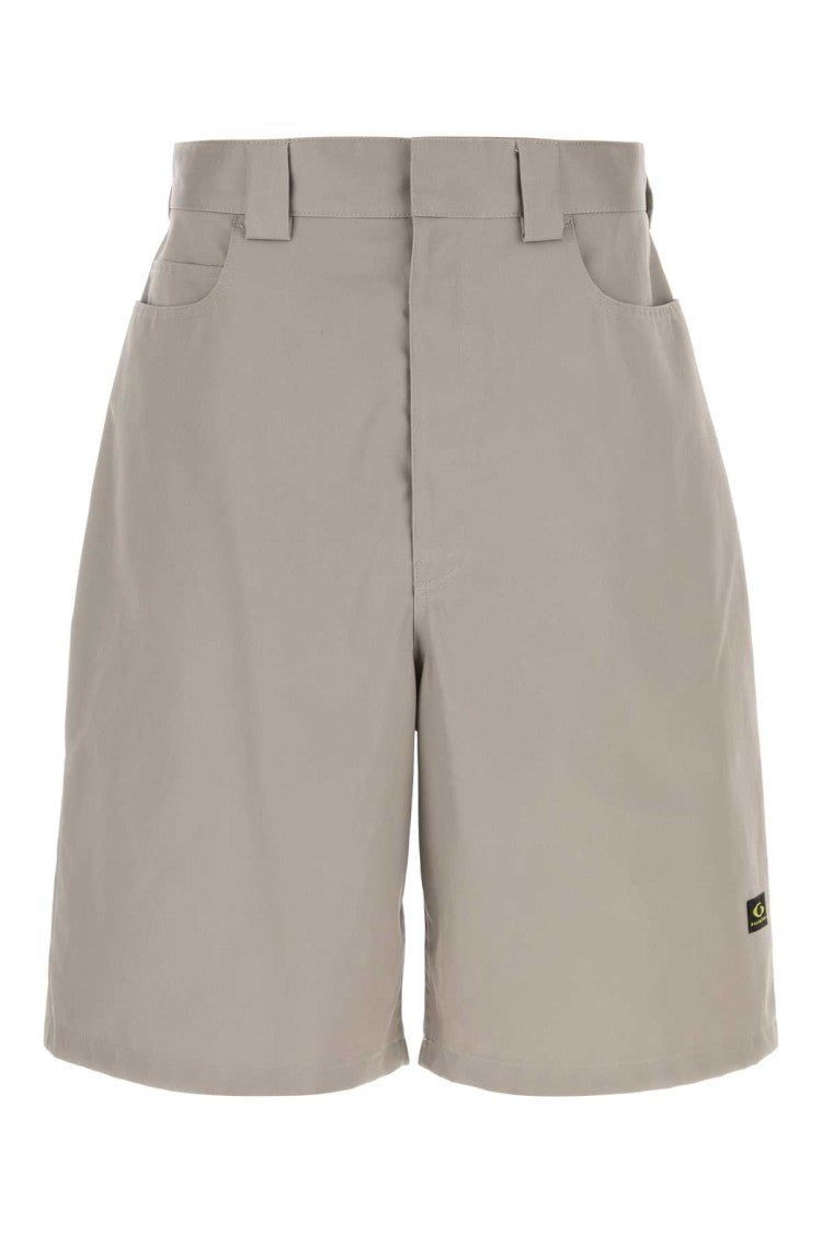 Balenciaga Grey Twill Bermuda Shorts