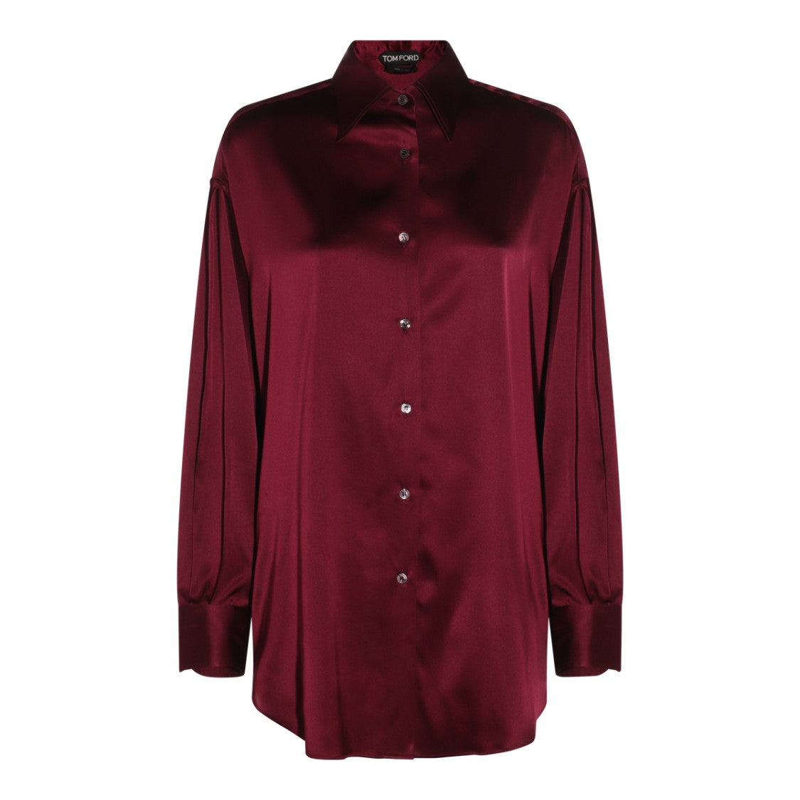 Tom Ford Dark Red Silk Shirt