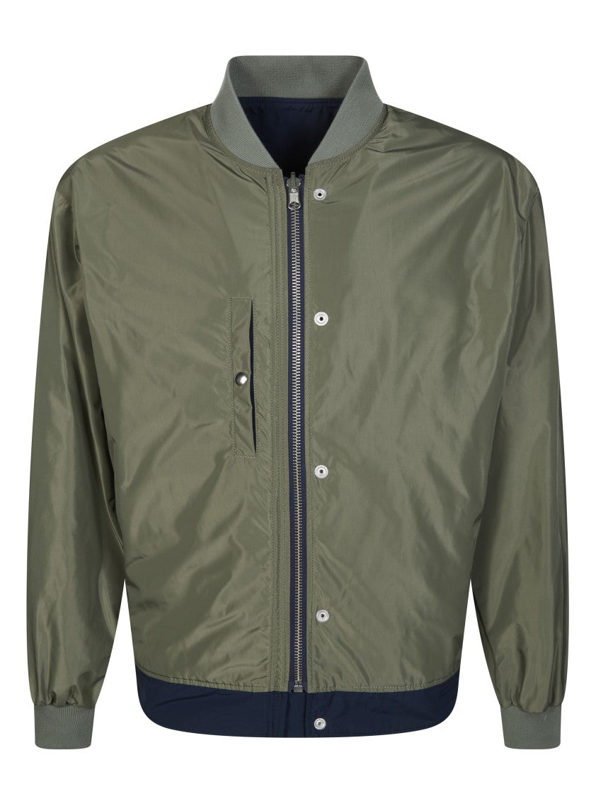 Department 5 Reversible Ribbed Trim Bomber Jacket