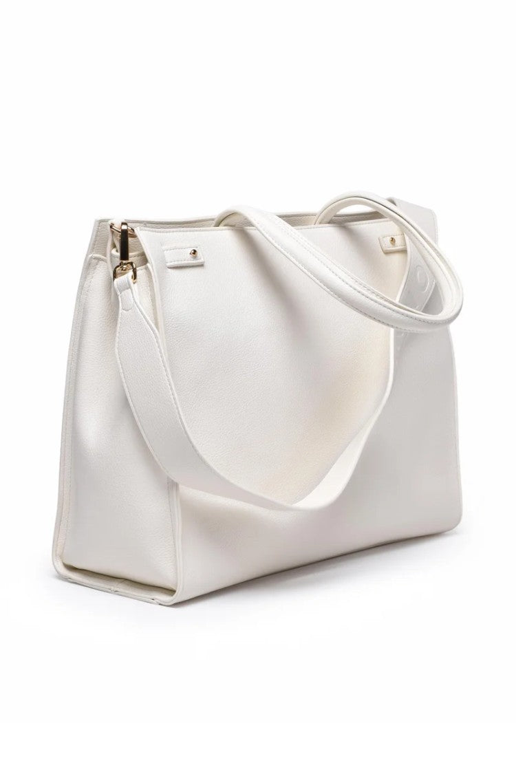 Ermanno Firenze Tote True - White