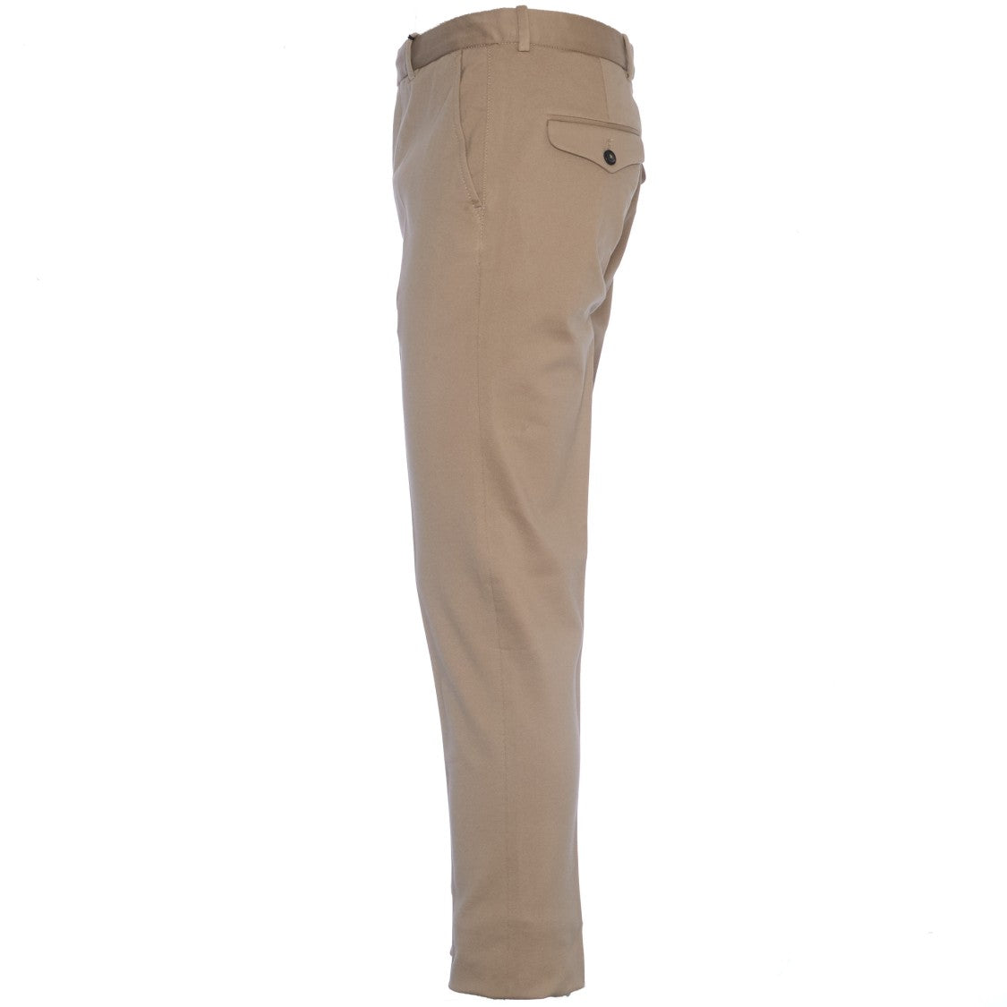Circolo 1901 Stone Chino Trousers With Flap Pockets