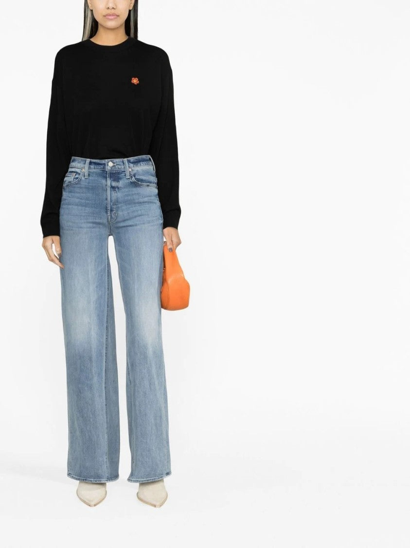 Kenzo Relaxed Fit Black Knit Sweater