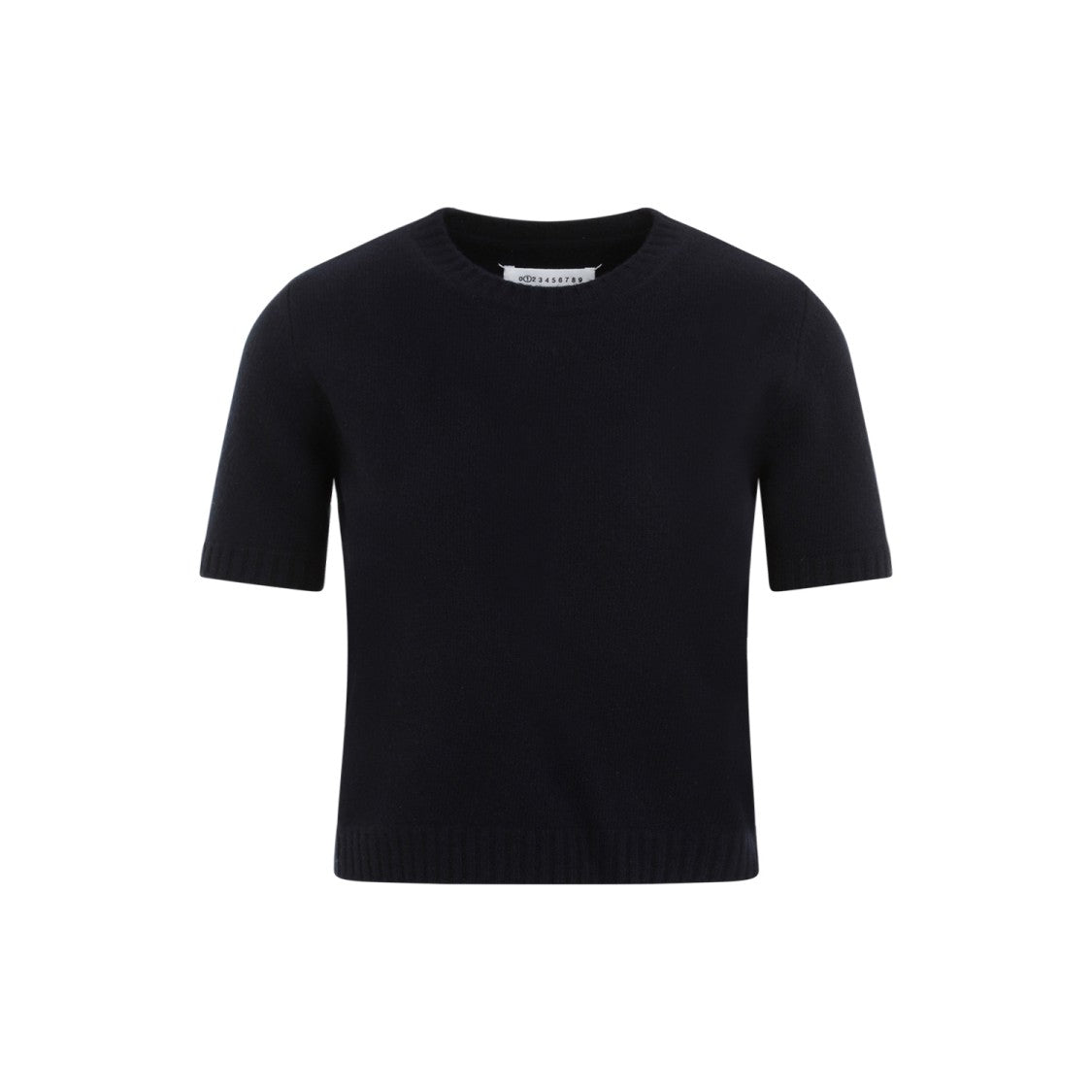 Maison Margiela Navy Blue Wool Crewneck