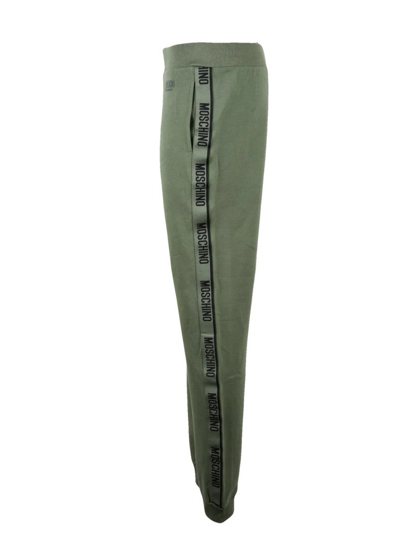 Moschino Relaxed Fit Track Pants With Elastic Waistband