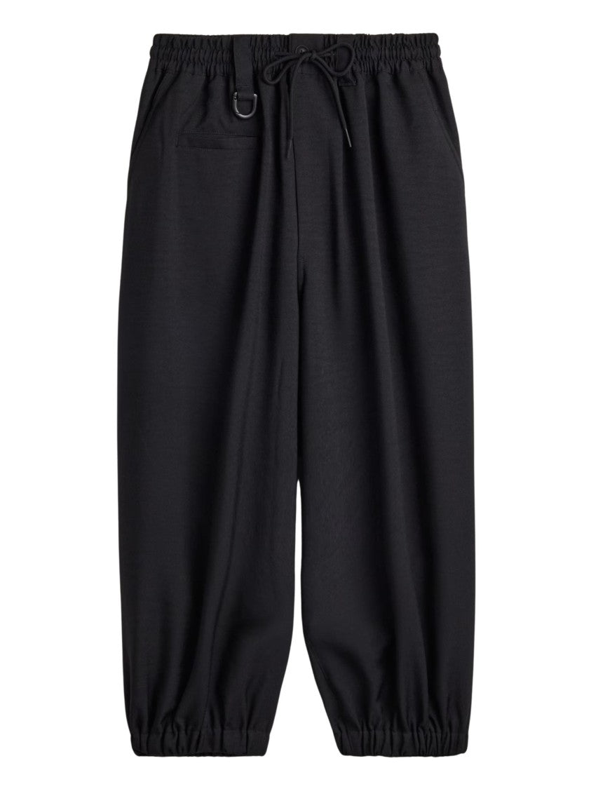 Y-3 Black Cuffed Sweatpants