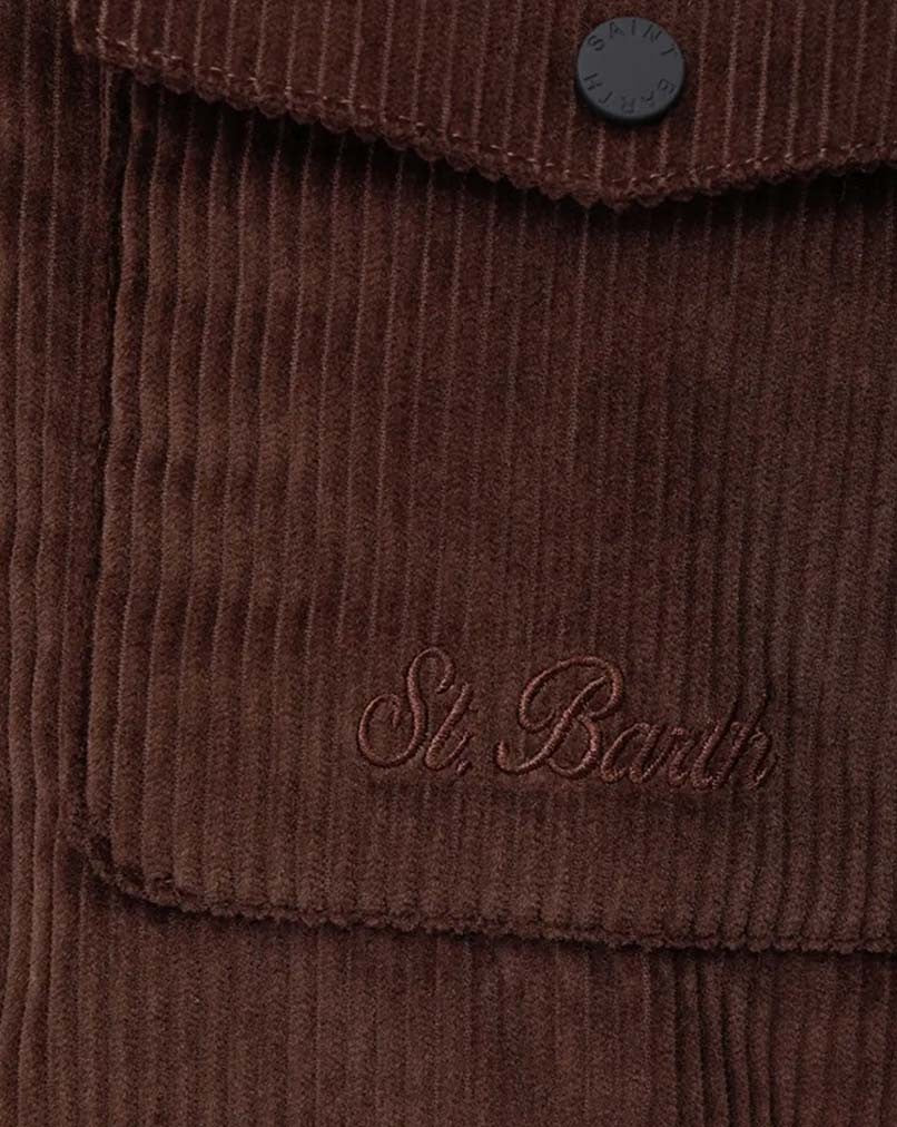 Mc2 Saint Barth Tailored Long-Sleeve Button-Up Shirt With Flap Pockets