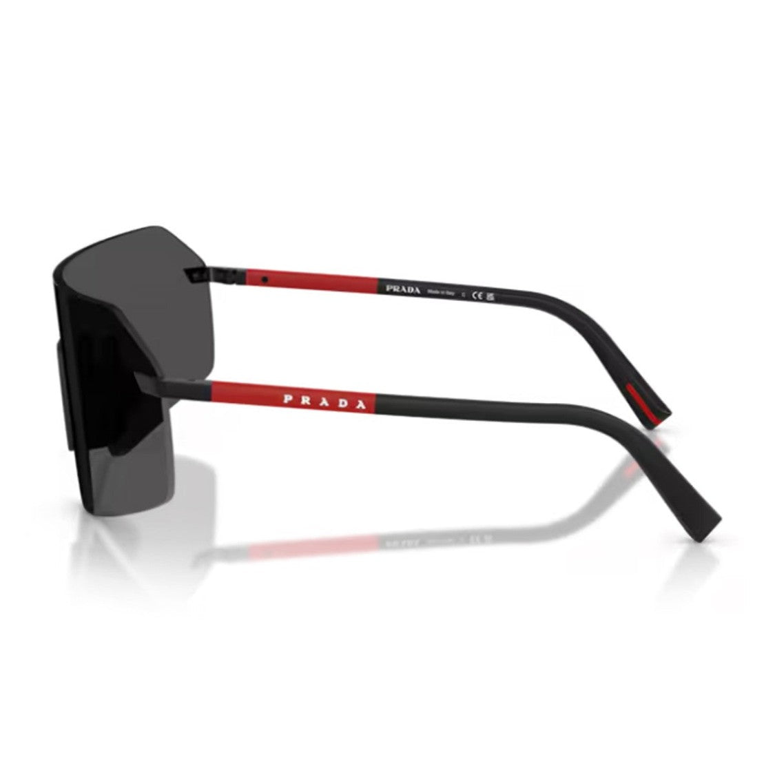 Prada Linea Rossa Black Ps B50s Nylon Mask Sunglasses