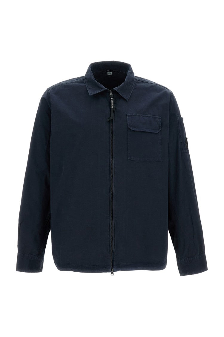 C.P. Company Organic Gabardine Overshirt With Classic Collar