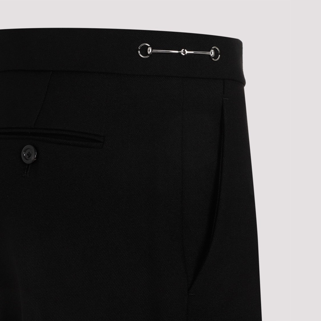 Gucci Black Wool Pants
